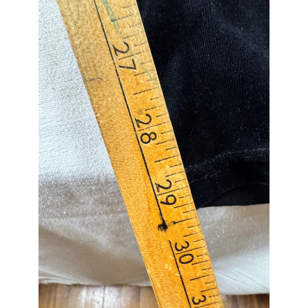 Tracksuit Black Velour Pants XL Extra Large Lounge Drawstring Pockets Casual‎ - Picture 2 of 4